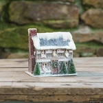 Lighted Log Cabin Glitter Christmas House 6" - SW147252 By Ragon. Fixed Price $30.70.