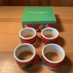 Toscany Snowman Napkin Rings Christmas Winter Set Of 4 By Lynda Sylvester W/box. Fixed Price $16.00.