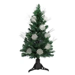 Dak 3' Fiber Optic Artificial Christmas Tree White Snowflakes Multi-color Lights. Fixed Price $95.49.