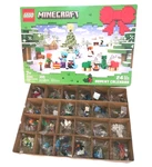 Lego Minecraft Advent Calendar 21280 Sealed Bags Open Box Complete Set. Fixed Price $54.95.