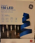 Ge Staybright 150 Led Icicle-style Lights, Warm White / Wire (1 Box). Fixed Price $18.75.