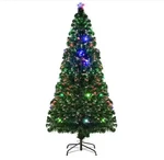 HOMCOM6 Ft. Pre Lit Led Noble Fir Artificial Christmas Tree. Fixed Price $52.99.