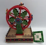 Kurt Adler Lighted Musical Christmas Rotating Ferris Wheel 13-INCH. Fixed Price $31.49.