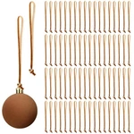 Tanlade 200 Pieces Brown Velvet Christmas Ornament Ribbon Hangers 12 Inch Thi.... Fixed Price $13.63.