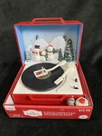 Holiday Time Animated Record Player 6" Lighted Musical Plays 3 Christmas Carols. Fixed Price $19.95.