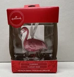 Hallmark Pink Flamingo Bird Christmas Ornament Shimmery Wings New Box Cute. Fixed Price $12.95.