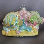 Bestpysanky Christmas Ornament Tropical Fish Coral Hand Blown Glass. Fixed Price $14.88.