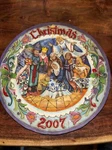 Jim Shore Born This Day 2007 Wall Plate Heartwood Creek 4008193FD Nativity. Fixed Price $17.00.