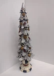 Mackenzie-childs Winter Frost 24" Tabletop Christmas Tree. Fixed Price $165.00.