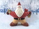 Certified International Ceramic Santa Figure Star Shape Salt Shaker Hand Painted. Fixed Price $18.25.