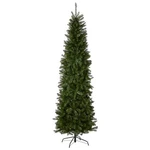 Artificial Slim Christmas Tree, Green, Kingswood Fir, Includes Stand, 6.5 Feet. Fixed Price $112.29.