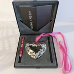 Georg Jensen 2015 Christmas Mobile Ornament Heart Unites With Mistletoe Denmark. Fixed Price $68.99.