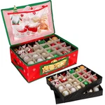 Hysagtek Ornament Storage Box, Underbed Christmas Container With Dividers, 2. Fixed Price $24.64.