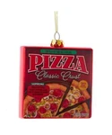Classic Crust Frozen Pizza Glass Christmas Ornament, By Kurt Adler. Fixed Price $14.99.