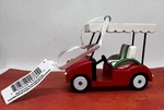 Hallmark Christmas Ornament Red Cart Figure Wreath Golfer Sports New. Fixed Price $13.95.