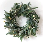 Homekaren Wreaths For Front Door 22 Inch, All Season Greenery Olive Eu.... Fixed Price $36.49.