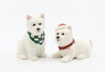 Cosmos Gifts 56576 Christmas Westies Salt And Pepper Shakers. Fixed Price $29.53.