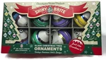 Christopher Radko Shiny Brite Snow Tops Reflector Christmas Tree Ornament Set. Fixed Price $124.49.