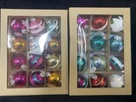 Vintage 2013 Target Glass Christmas Ornaments Set Of 12, Two Boxes Total 24. Fixed Price $20.00.