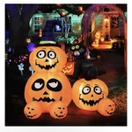Gymax 6FT Halloween Pumpkin & Witch's Black Cat Inflatables With Led Lights. Fixed Price $56.95.