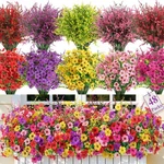 Artificial Flowers 48 Bundles Faux Silk Daisy Eucalyptus Lavender Uv Shareconn. Fixed Price $74.99.