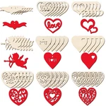 Maitys 45 Pieces Valentine Wooden Cutouts Heart Ornaments Unfinished. Fixed Price $10.29.