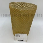 Pottery Barn Eclectic Mercury Hurricane Lantern Vase Gold Large #S9104. Fixed Price $69.99.