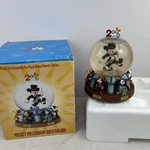 Mickey Mouse Collectable Millenium Water Globe Music Box 2000 May Dept. Store. Fixed Price $29.69.