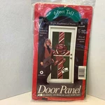 Nip Vintage Allied Plastics Gift Present Bow Holiday Door Cover Panel 30"X72". Fixed Price $18.99.