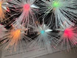 Vintage Hofert's Silver Starburst Fiber Optic String Light Set. Fixed Price $32.00.