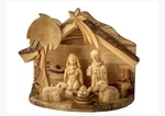 Earthwood One Piece Nativity Set With Holy Family And Sheep-nwt Real Olive. Fixed Price $79.99.