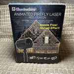 Ez-illuminations Animated Christmas Laser Red Green Stars Projector New. Fixed Price $19.99.