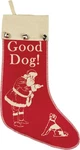 Primitives By Kathy Vintage Christmas Good Dog Stocking Felt Bells Retro. Fixed Price $16.16.