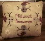 Pattern Midwest Snowmen Christmas Pillow Cross Stitch Sampler New Widgets & Wool. Fixed Price $6.29.
