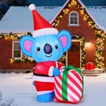 Comin 5.2 Ft Christmas Inflatables Outdoor Decorations Koala Blue. Fixed Price $57.11.