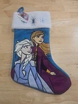 Disney Frozen Ii Elsa Anna Christmas Felt Stocking Blue Ruz Snowflakes Nwt. Fixed Price $11.95.