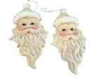 Kurt Adler Santa Claus Hats Christmas Tree Ornaments Set. Fixed Price $17.81.