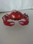 Red Sandy Bottom Crab Metal Christmas Holiday Ornament. Fixed Price $8.50.