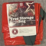 Zober Christmas Tree Storage Bag Red Polyester 65X15X30 In Holds 9 Foot. Fixed Price $49.99.