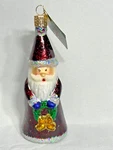 Old World Christmas Glass Ornament Santa Claus Festive Father 40189 5 1/2 X. Fixed Price $16.79.