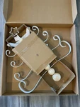 Ikea Vinterfint Decoration, Christmas Tree Shaped Pine/white, 22 19 " New. Fixed Price $29.99.