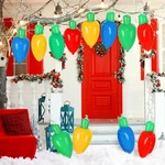 12 Pcs 8 Inch Inflatable Light Bulbs Ornaments Christmas.... Fixed Price $27.67.