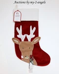 Pottery Barn Kids Pbxpbk Reindeer Classic Velvet Christmas Stocking Name Mono. Fixed Price $59.95.