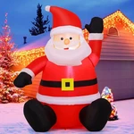 Comin 4FT Christmas Inflatable Outdoor Santa Claus Blow Up Decoration W/ Led Lig. Fixed Price $37.48.