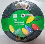 100 Smooth Led C9 Super Bright Multicolor Christmas On Spool. Fixed Price $30.00.