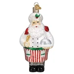 Old World Christmas Glass Blown Ornament, Chef Santa (with Owc Gift Box). Fixed Price $18.41.