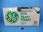Christmas Vintage Merry Midget Clear Mini SET-50 Lights-nib. Fixed Price $15.00.