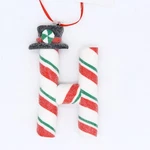 Hobby Lobby Candy Cane Letter Ornament Santa Hat Red Green Glitter Pvc Initial. Fixed Price $24.95.