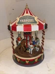 Lemax Christmas Cheer Carousel #14821 Battery Op Carnival Village. Fixed Price $70.00.