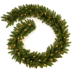 9FT Christmas Garland Pre-lit With 50 Lights, Plug In, For Mantle/stair/indoo.... Fixed Price $80.00.